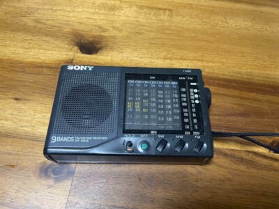 Sony ICF-SW22 SW/FM/AM Portable Radio Black Good | eBay