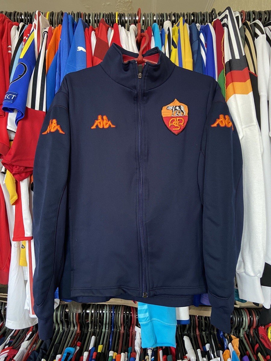 AS ROMA 2000 2001 FOOTBAL SOCCER TRACK JACKET KAPPA sz M MEN | eBay UK