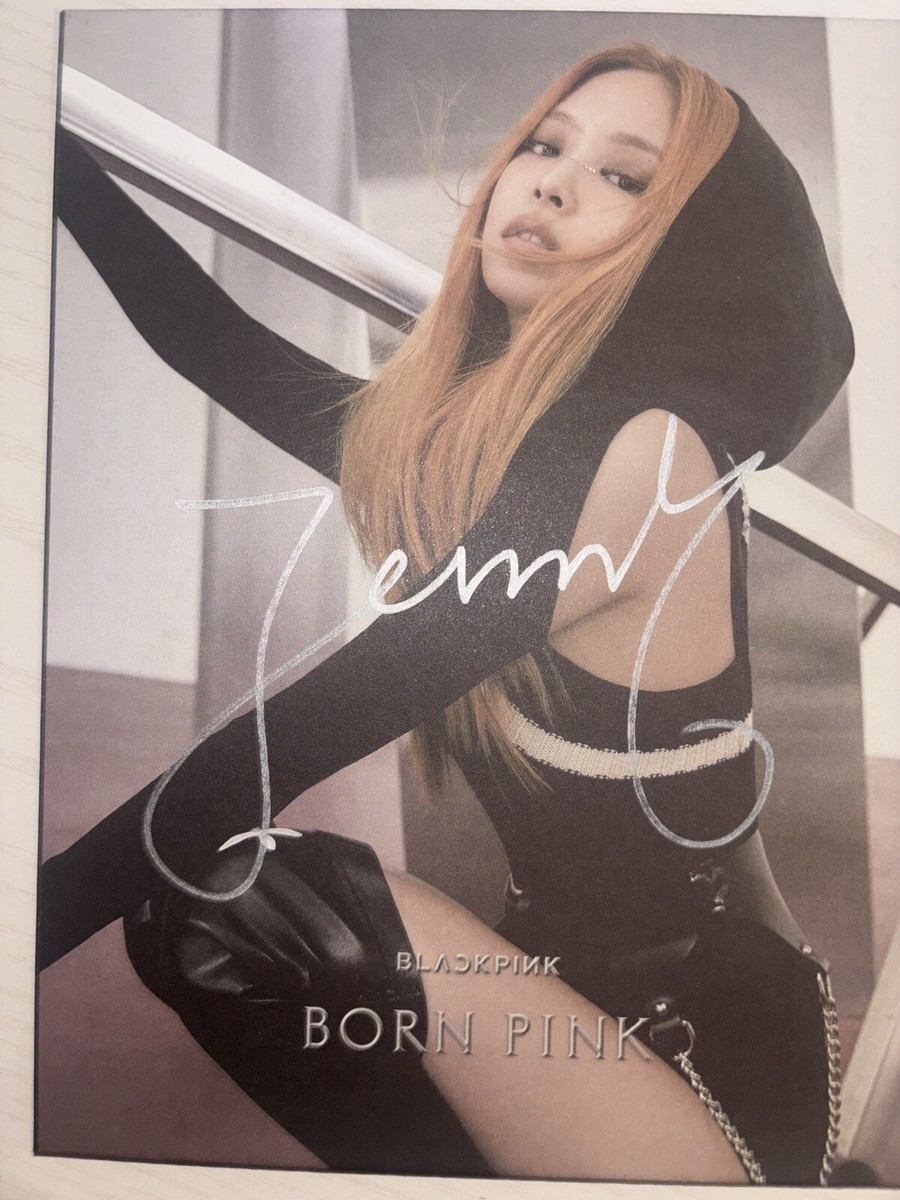 BLACKPINK [BORN PINK] JENNIE Autographed Signed Album | eBay