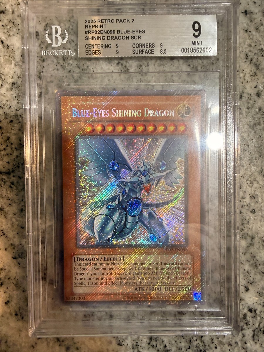 Blue-Eyes Shining Dragon RP02-EN096 Retro Pack 2 (2020 Date