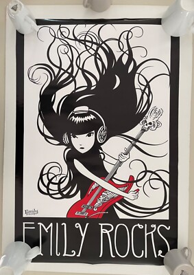 EMILY THE STRANGE,'EMILY ROCKS ',COSMIC DEBRIS,AUTHENTIC 2009
