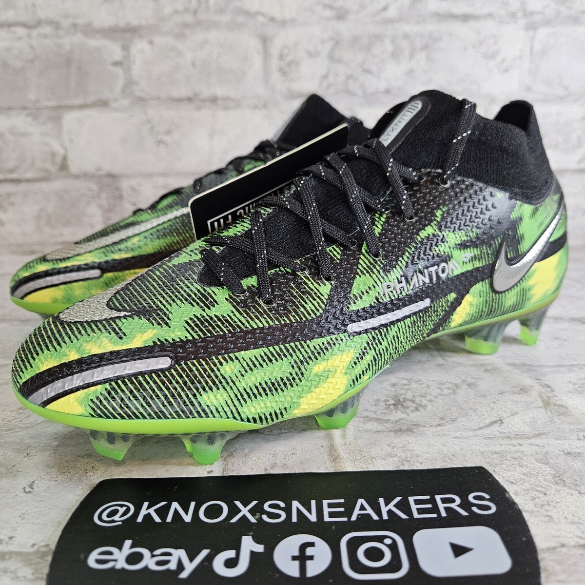 Nike Phantom GT2 Elite DF SW FG Shockwave Green Soccer DM0731-003