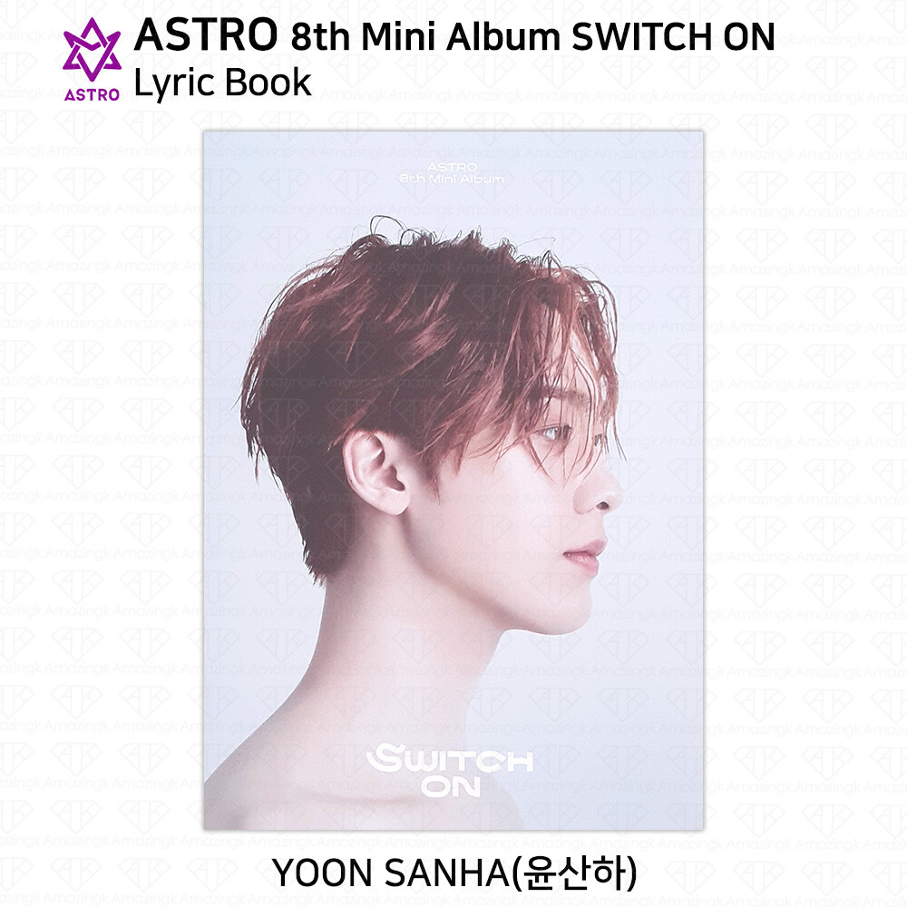 ASTRO 8th Mini Album Switch On Lyric Book Sticker Postcard KPOP K