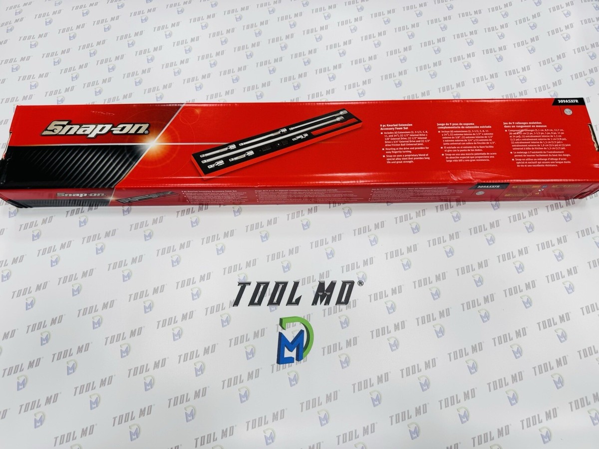 Snap-on Tools USA NEW 9-Piece 1/2” Drive Extension Accessory Foam