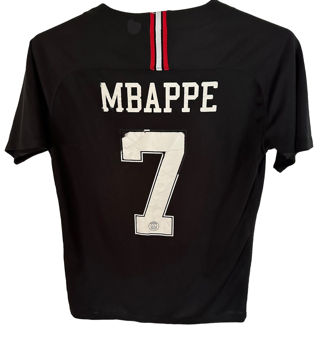 PSG Paris Fly Emirates Mbappe #7 Jersey Jumpman Logo Black Air