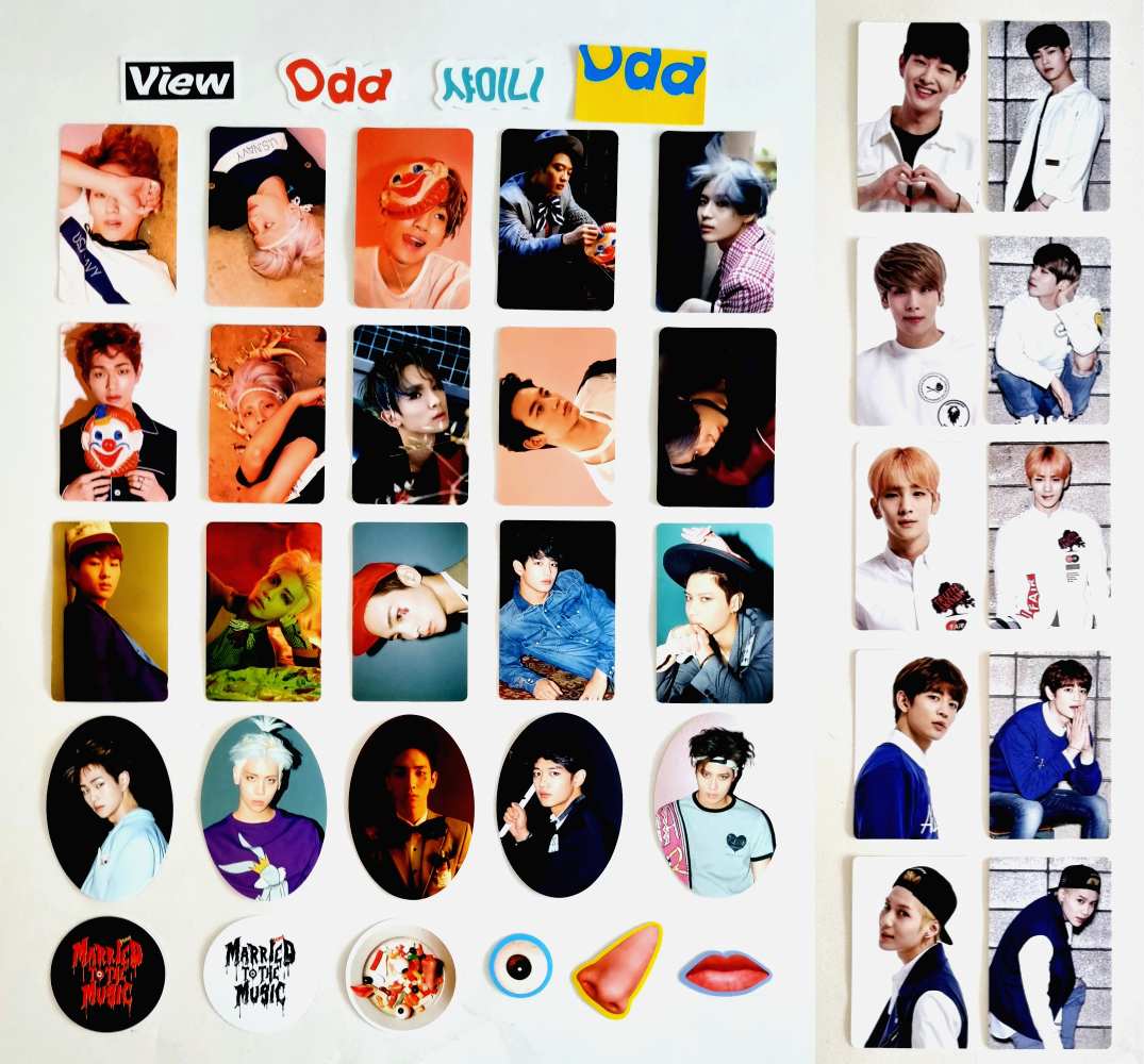 SHINEE Sticker Pack Set Odd Married to the music Onew Jonghyun Key