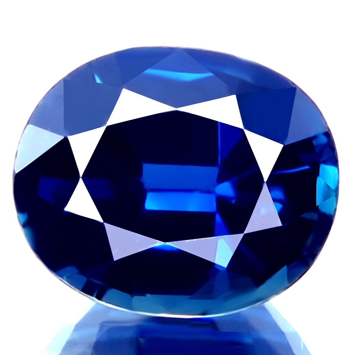 1.36ct Flawless Natural Best Blue Sapphire Madagascar Perfect Oval