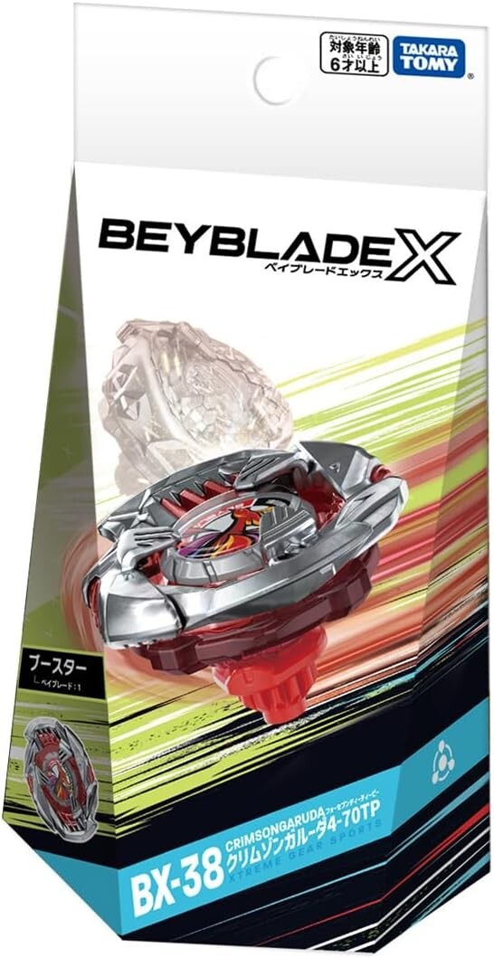 TAKARA TOMY Beyblade X BX-38 Booster Crimson Garuda 4-70TP Japan