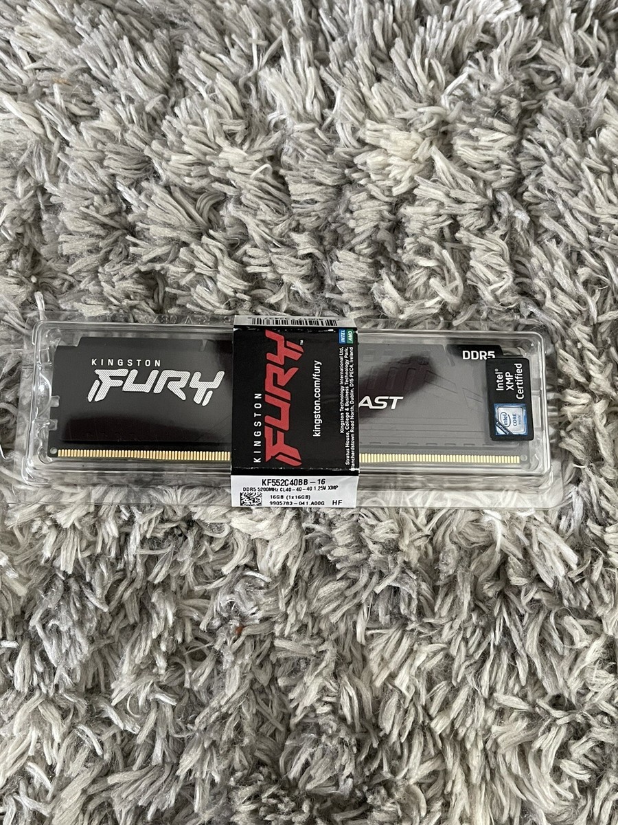 KINGSTON FURY BEAST 16GB DDR5-6000MHZ CL40 Single Module Desktop