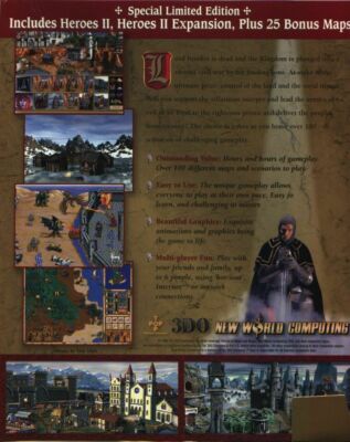 Heroes of Might and Magic II 2 Gold Edition PC Game 1996 Windows