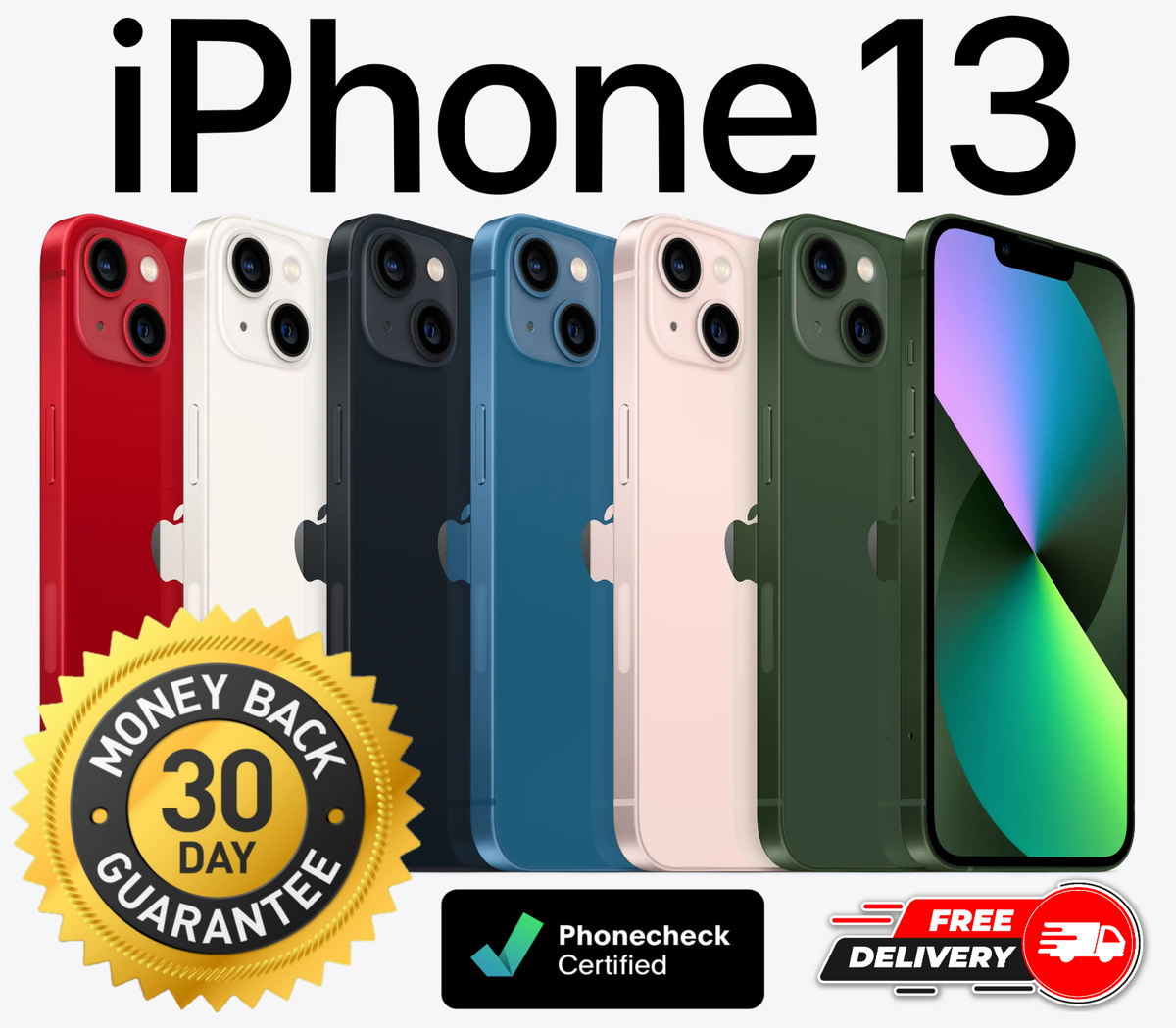 Apple iPhone 13 - 128GB | 256GB - Unlocked AT&T T-Mobile Verizon