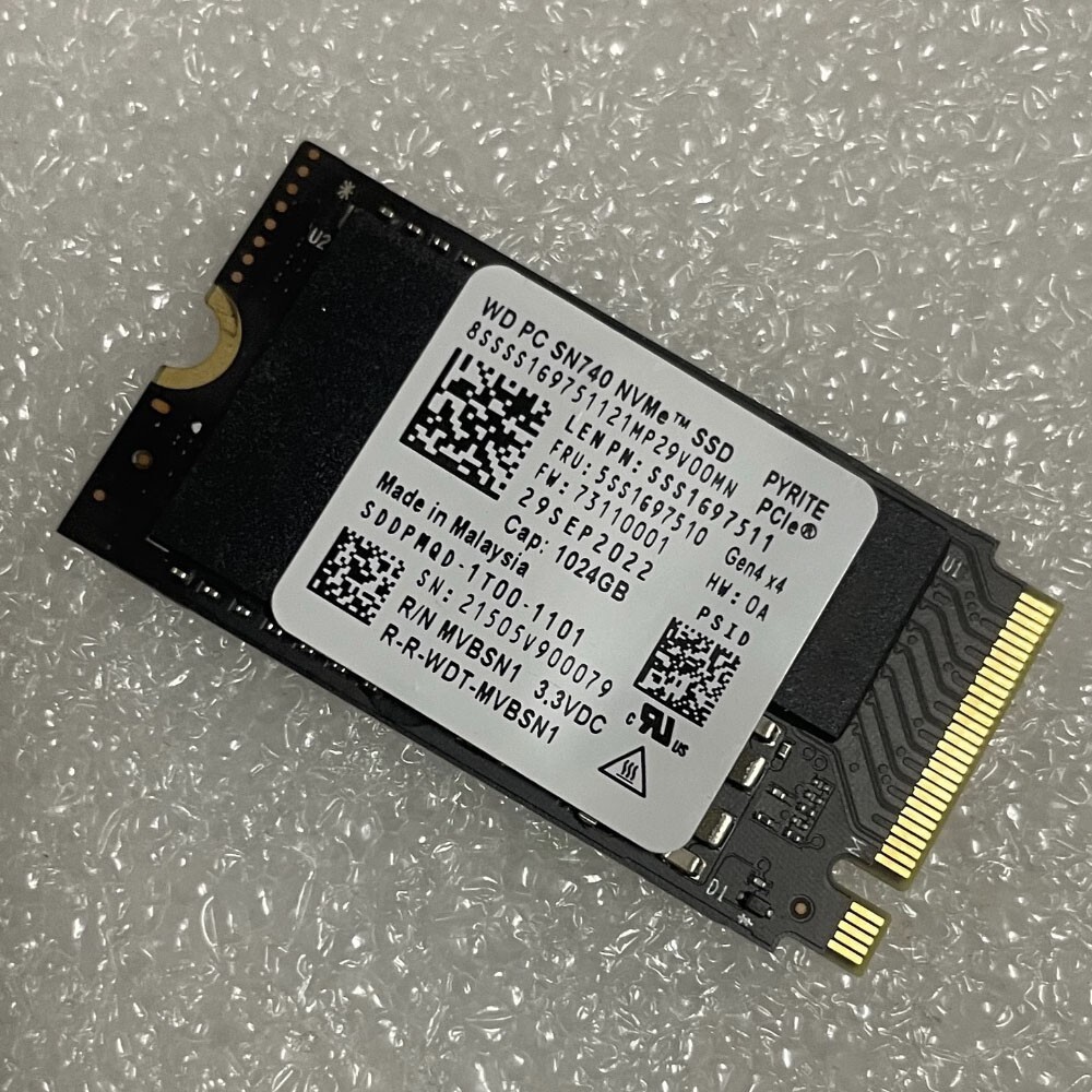 New WD SN740 M.2 1TB 2242 NVMe PCIe Gen 4x4 SSD For Dell HP Lenovo