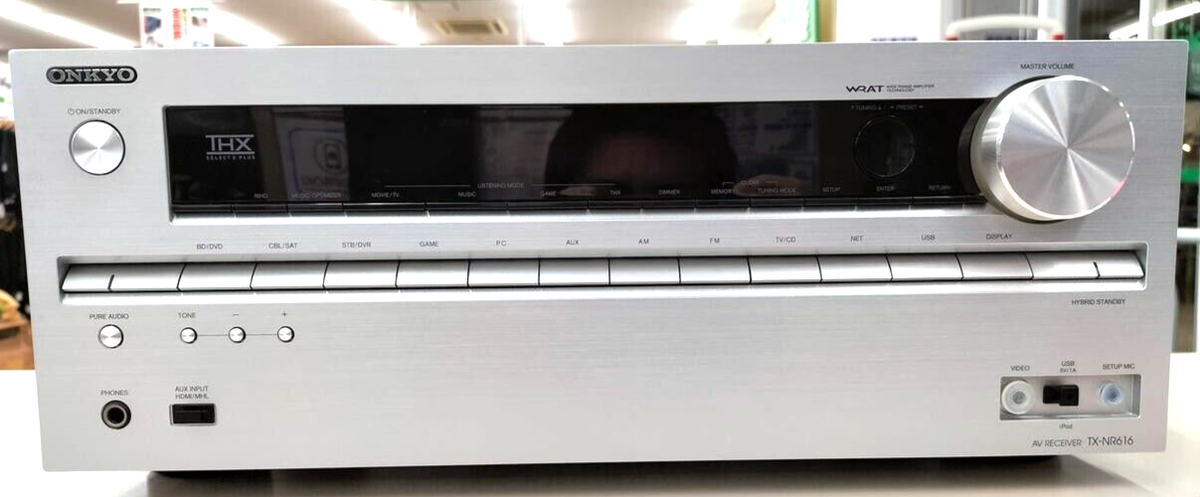 ONKYO TX-NR616 AV Receiver Silver AC100V | eBay