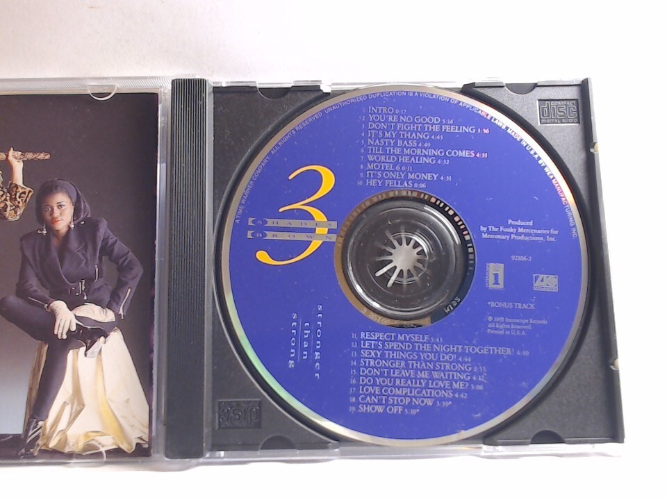 3 Shades Brown – Stronger Than Strong (CD, US, 1992, Interscope