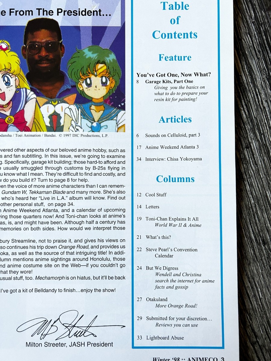 Animeco Magazine #9 Winter 1998 Manga Anime Japanese Animation