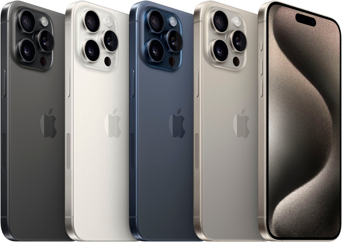 Apple iPhone 15 Pro Max 256GB 512GB 1TB (Cricket) Black Blue