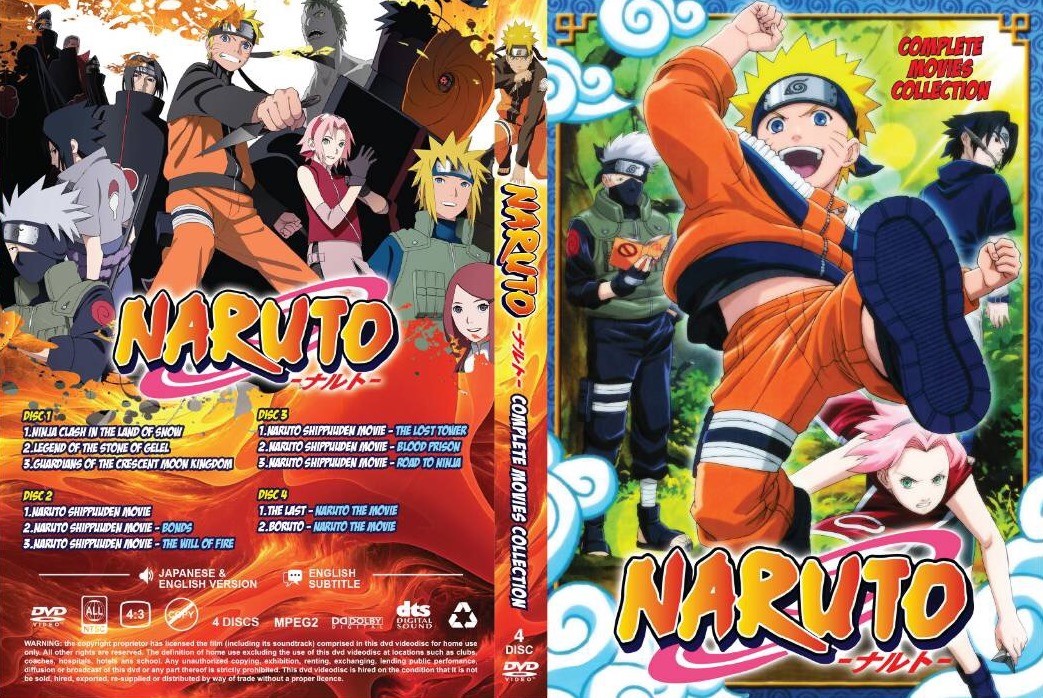 Naruto (Movie 11i n 1 Collection Box) ~ All Region ~ Brand New