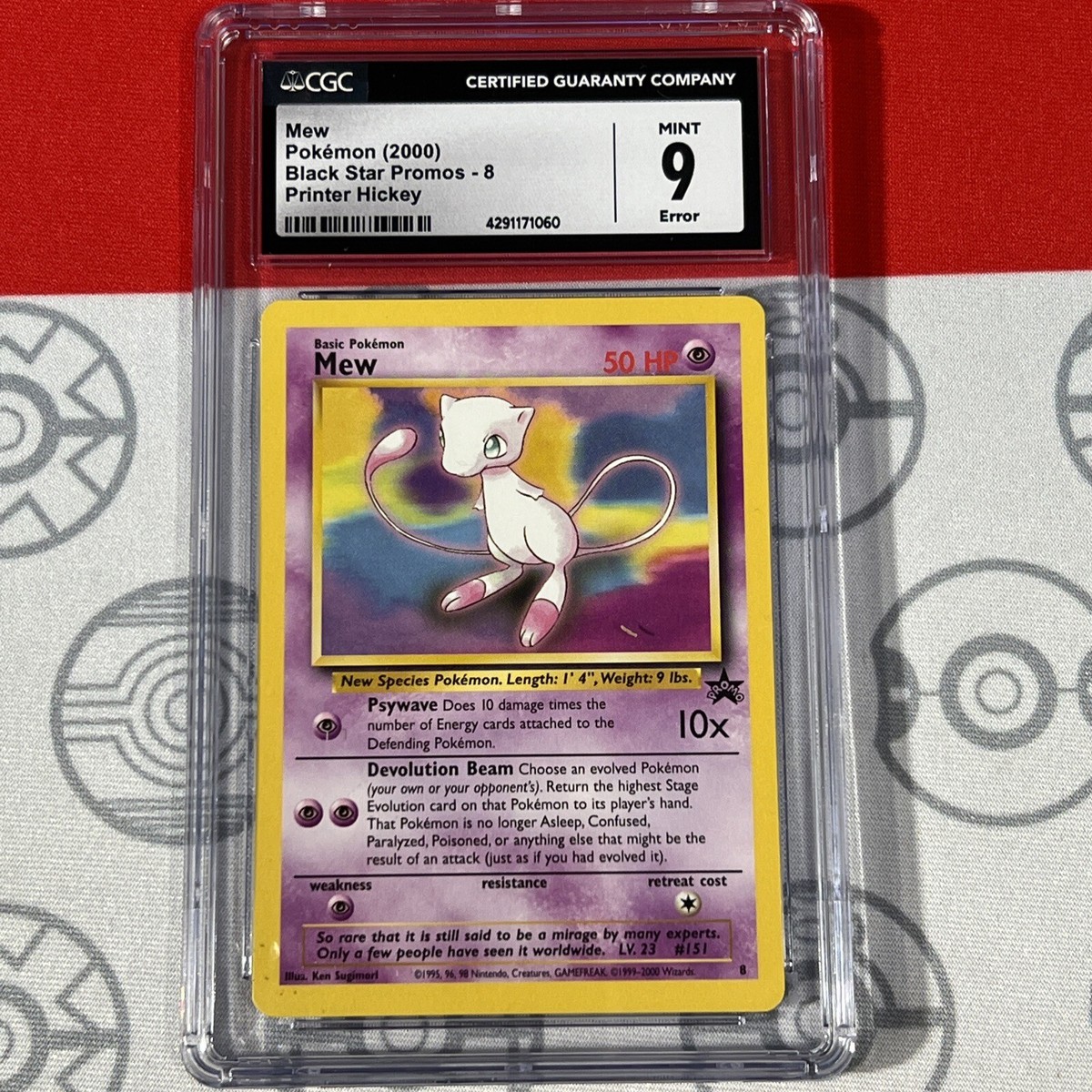 ポケモン エラーカード ニューラ 英語版 CGC9点 ポケモン エラーカード