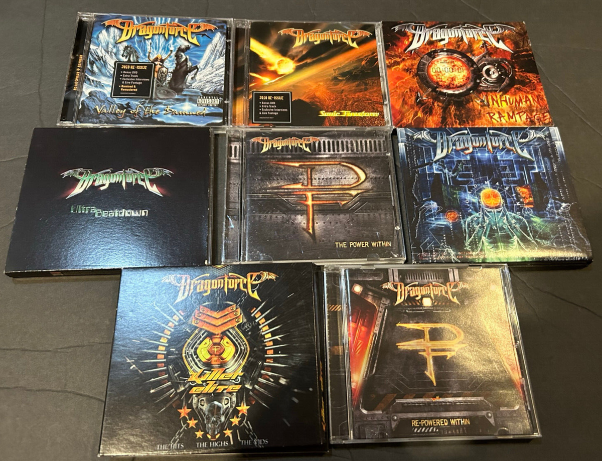 DRAGONFORCE DRAGON FORCE ULTIMATE COLLECTION DELUXE CD & DVD LOT
