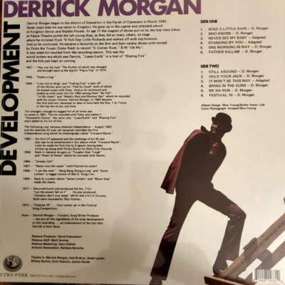 洋楽 DERRICK MORGAN DEVELOPMENT Derrick Morgan: This Is Derrick
