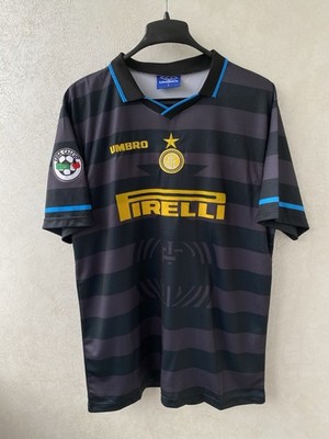 Inter Milan 1997/98 Away Ronaldo #10 Retro Rare Soccer Football