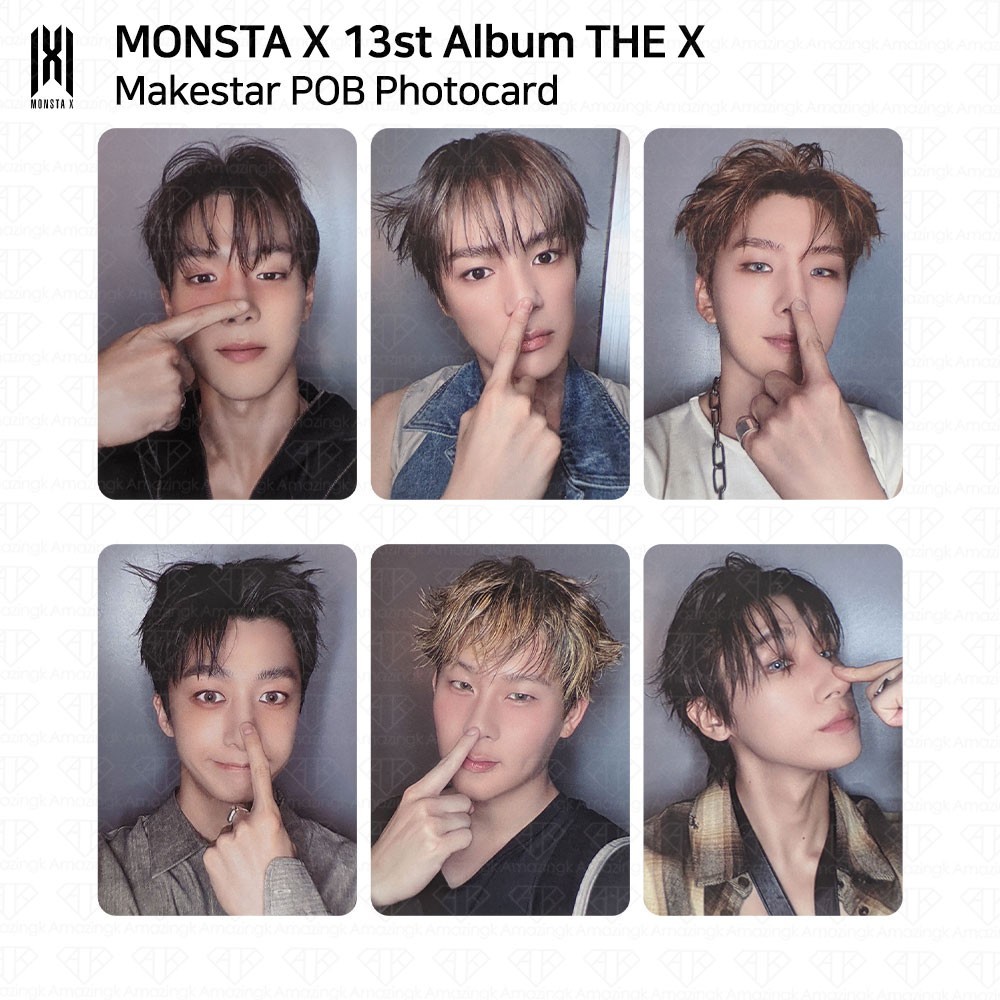 MONSTA X The 13th Mini Album THE X Makestar POB Photocard SHOWNU