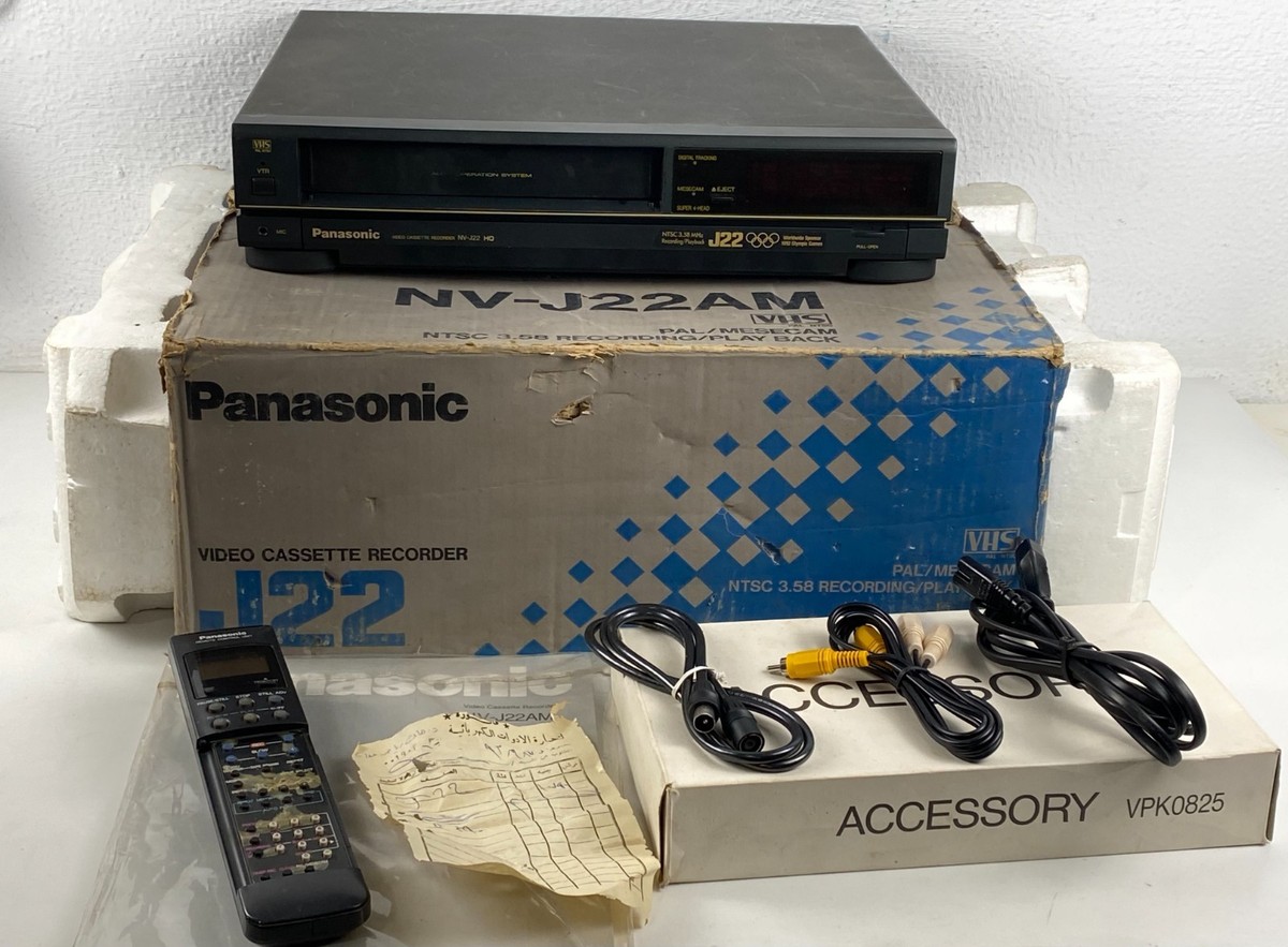 Vintage National Panasonic NV-J22AM VHS Video Cassette Recorder