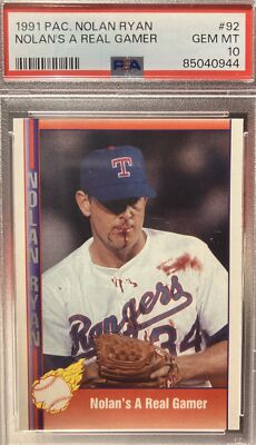 1991 Pacific Nolan Ryan ⚾️ Texas Express - Real Gamer PSA 10