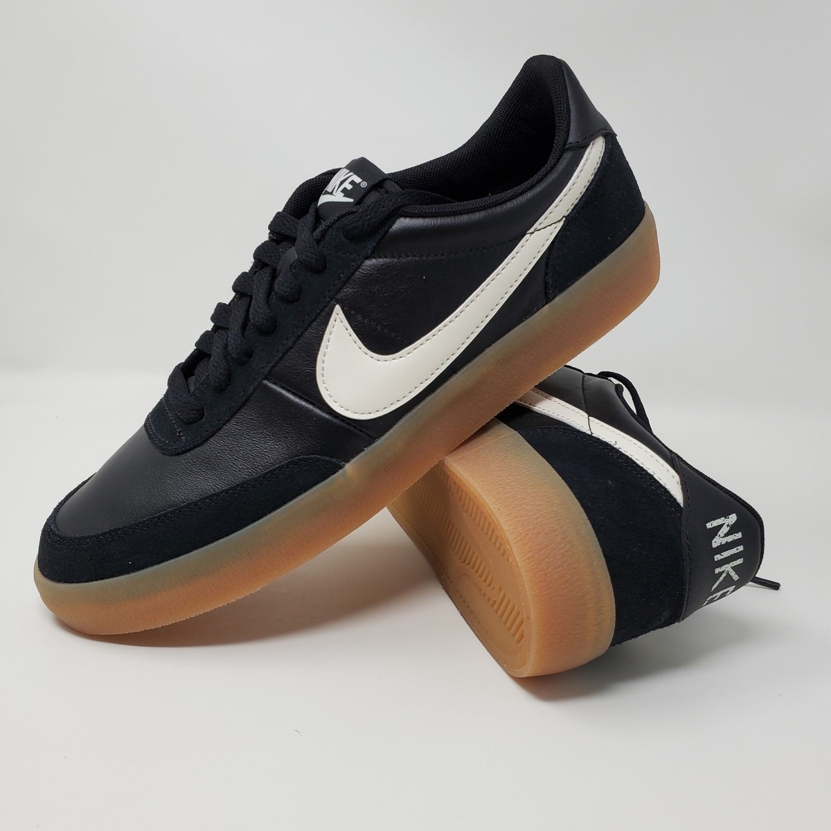 Nike Killshot 2 Leather Black Sail Gum Shoes 432997-070 Men's Size