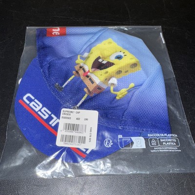 Supreme SpongeBob SquarePants Castelli Cycling Hat|SS25|OS|Blue