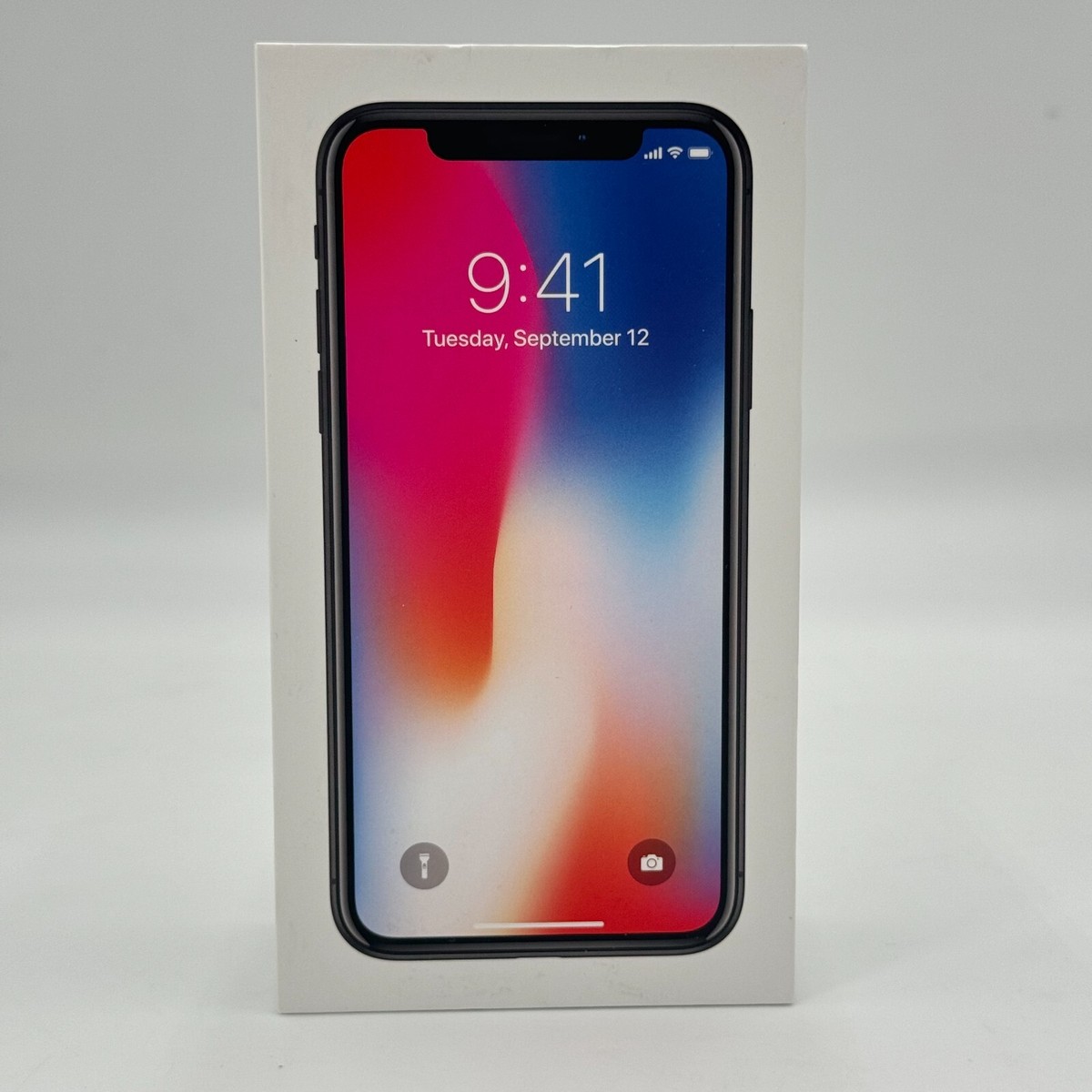 BOX ONLY* Iphone X Space Gray MQAU2LL/A Model A1901 Includes