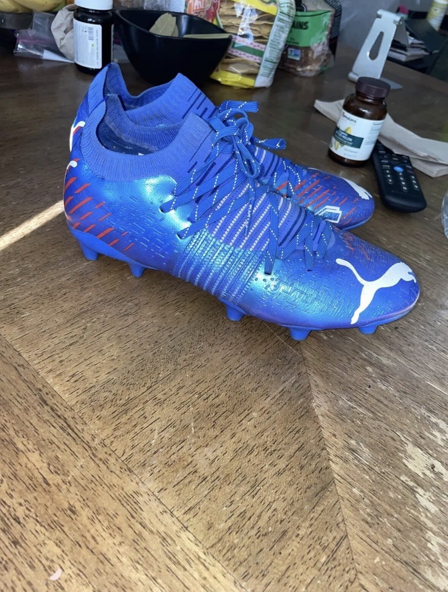 Puma Future Z 1.2 FG/AG Neymar Blue Soccer Cleats Men's (Size 8.5