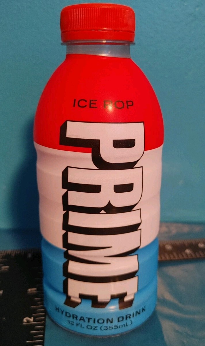 RARE PRIME HYDRATION ICE POP FLAVOR DRINK 1 FULL BOTTLE DRINK 12