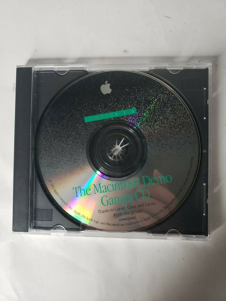 The Macintosh Demo Games CD Version 1.0 1992 | eBay