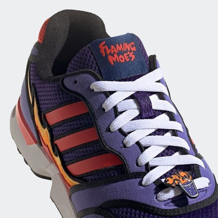 Adidas ZX 1000 The Simpsons “Flaming Moe's” Sneakers H05790 Men's