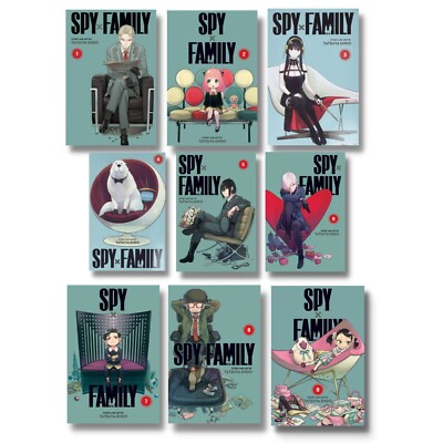 SPY X FAMILY Volumes 1 - 9 Manga, English VIZ Media | eBay