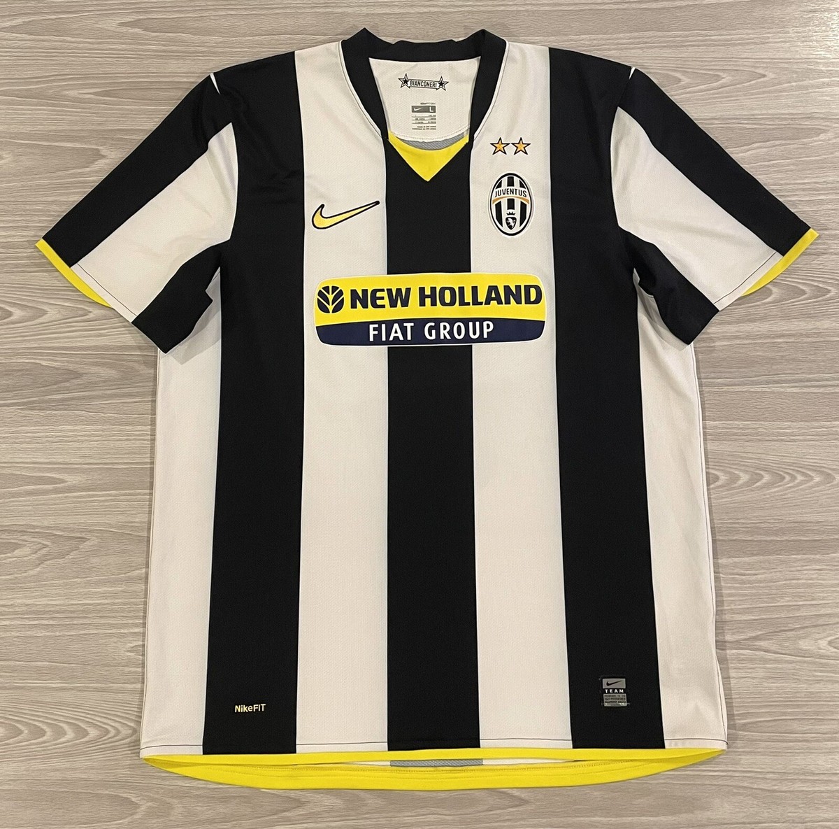 Nike 2008/09 Juventus #10 Del Piero Football Soccer Jersey Men's