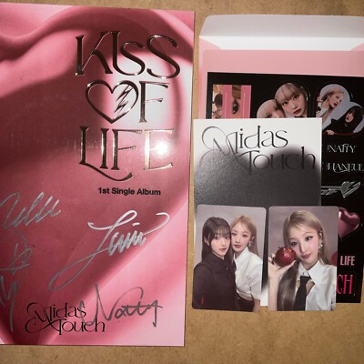 KIOF Kiss of Life 1st Single Album Midas Touch Signed Album (all