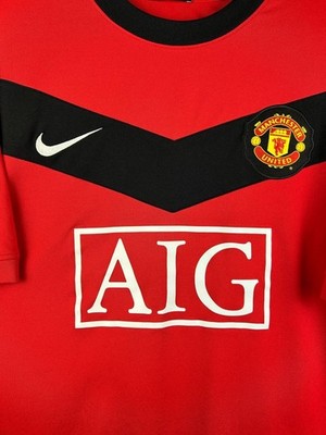 Manchester United Jersey 2009 2010 Home Size XL Shirt Nike 355091