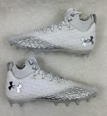 Under Armour TEAM Spotlight Clone 3.0 MC Men's 12.5 White Silver