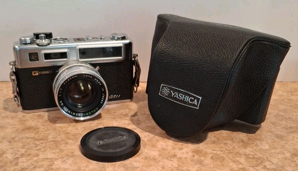 YASHICA GSN ELECTRO 35 Spiderman Model From JAPAN, Works