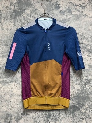 MAAP Women's Pro Fit Jersey, Short Sleeve Cycling Jersey, Navy