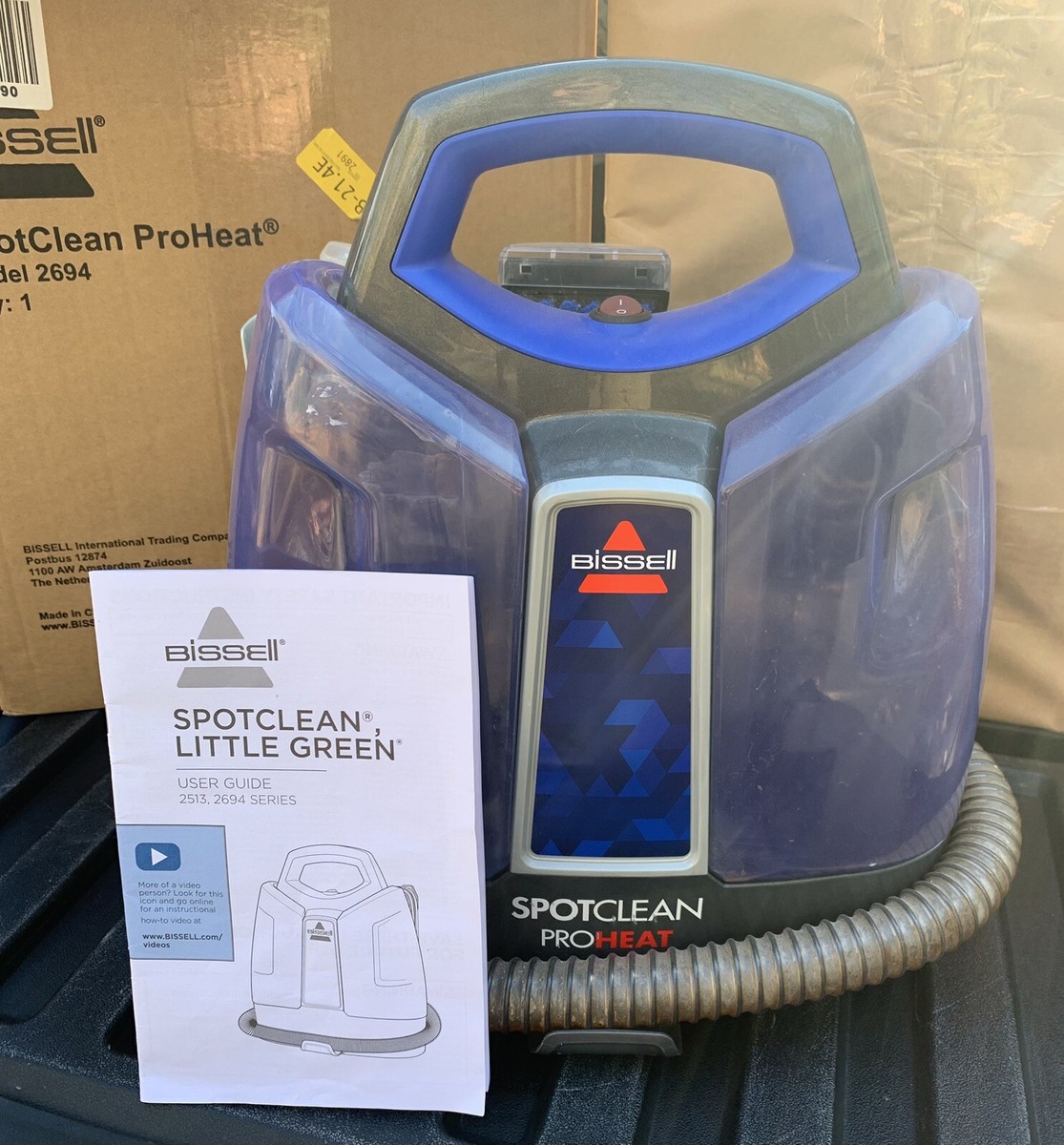 BISSELL SpotClean ProHeat Portable Spot and Stain Carpet Cleaner