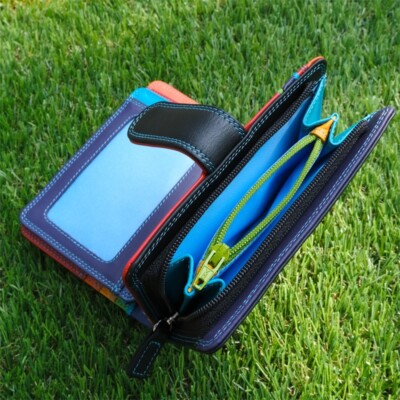 Miffy x My Walit Medium Snap Wallet Face Stamp Zip Around Real