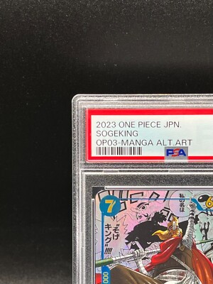 PSA 10 Sogeking OP03-122 Comic Parallel Manga Alt Art One Piece