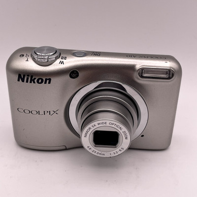 Nikon COOLPIX A10 16.1MP Digital Camera – Silver – Lens Error
