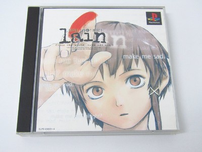 Serial Experiments Lain PS1 Japan Sony PlayStation Game Tested