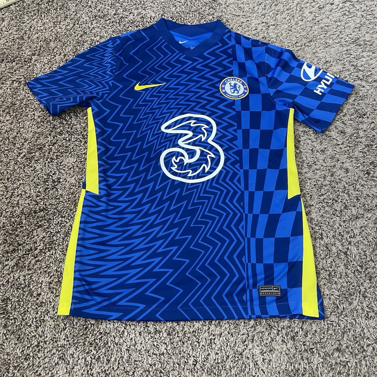 Chelsea Football Shirt Jersey Mens Small Blue Soccer Mason Mount