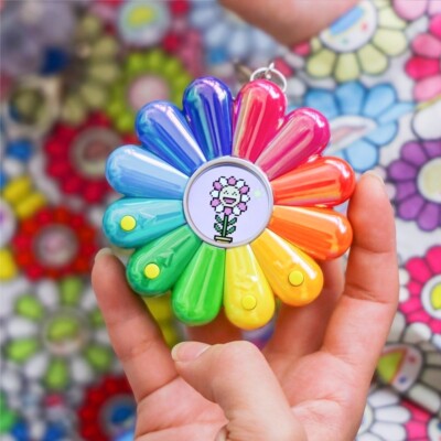 Takashi Murakami FLOWER GO WALK COLOR Aurora Rainbow with card | eBay