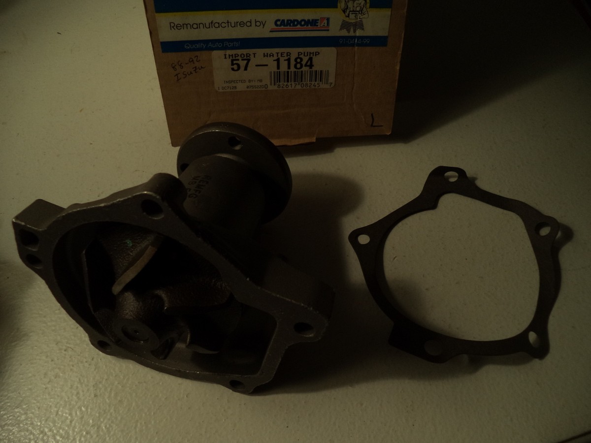 57-1184 WATER PUMP 571184 1988-92 ISUZU | eBay